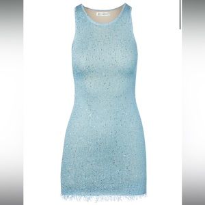 Asta Resort NATALIA MINI DRESS - BAIA BLUE SEQUIN